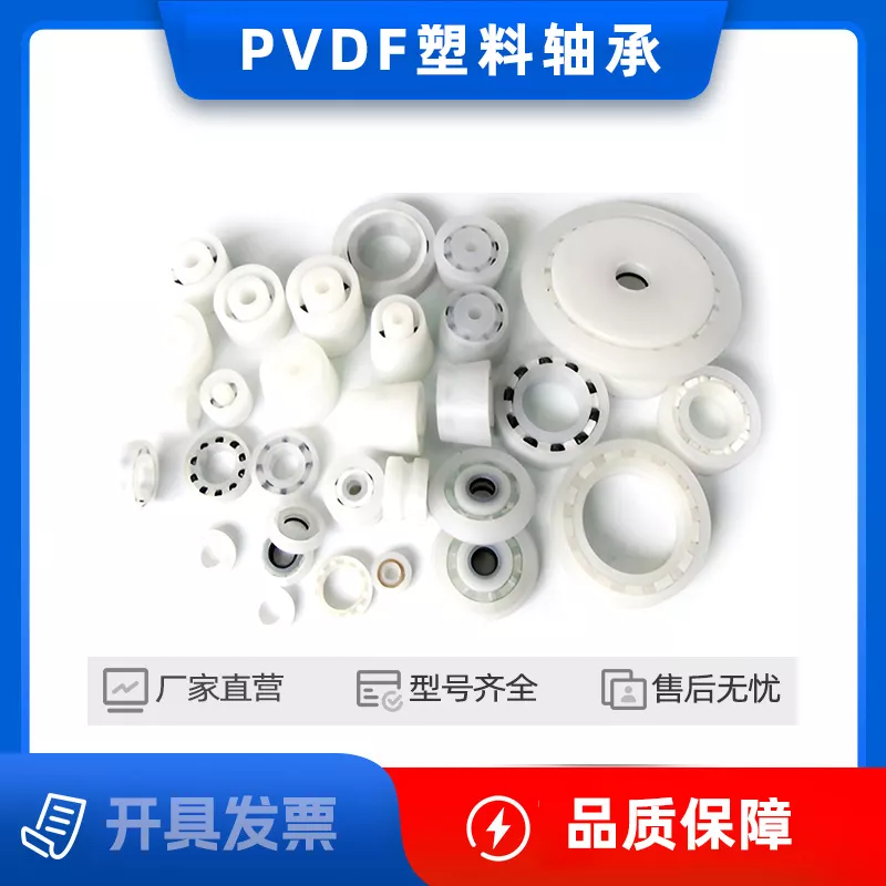 PVDF(聚偏二氟乙烯)塑料轴承(氢氟酸环境专用)